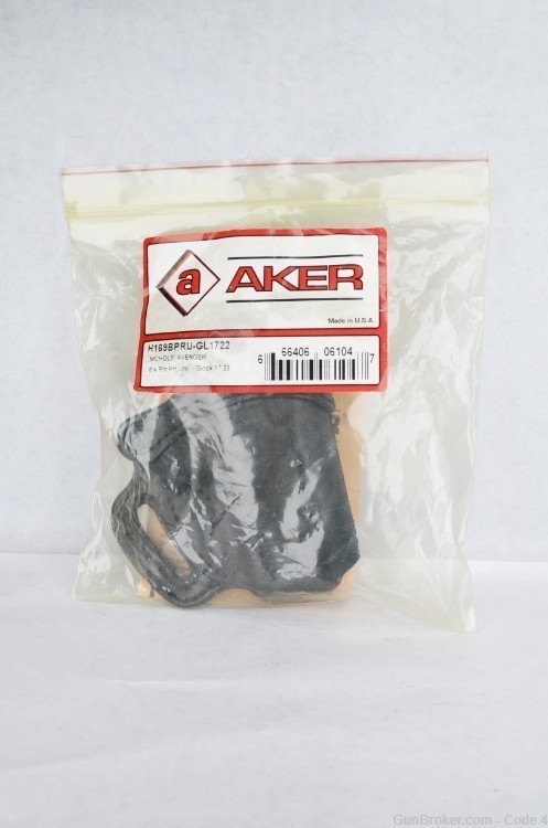 Aker Nichols Avenger Holster Glock 17/22 Black RH -img-2