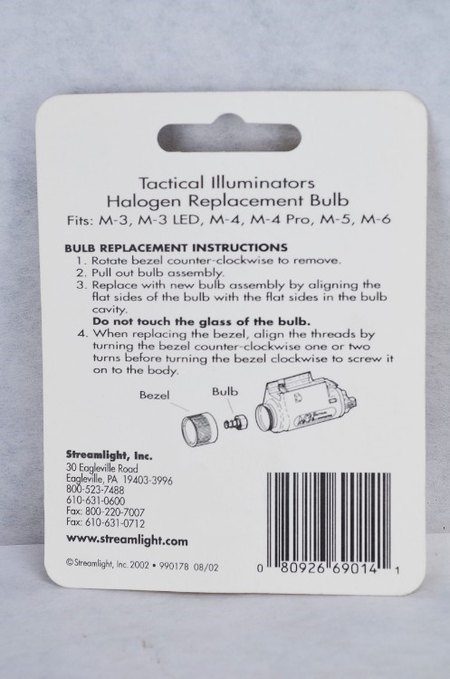 Streamlight Tungsten Halogen Bulb Assembly for M3, M4 and M5 Lights-img-2