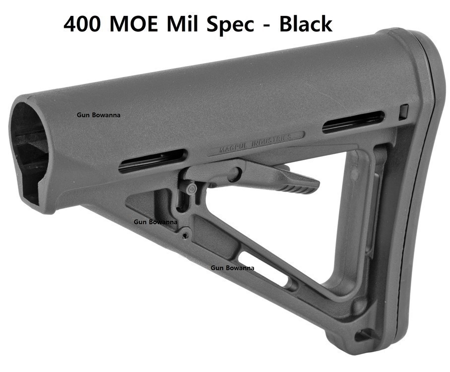 Magpul AR15 MOE 400 mag400 MiL-Spec Rear Stock -  Black-img-0