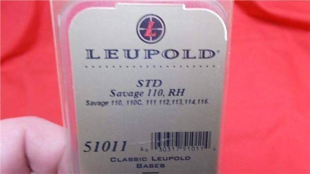 Leupold Base Savage 110 Silver RH #51011 NOS-img-2