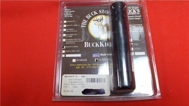 KICKS Choke Beretta Extrema 12ga Buck Kicker Nos-img-1