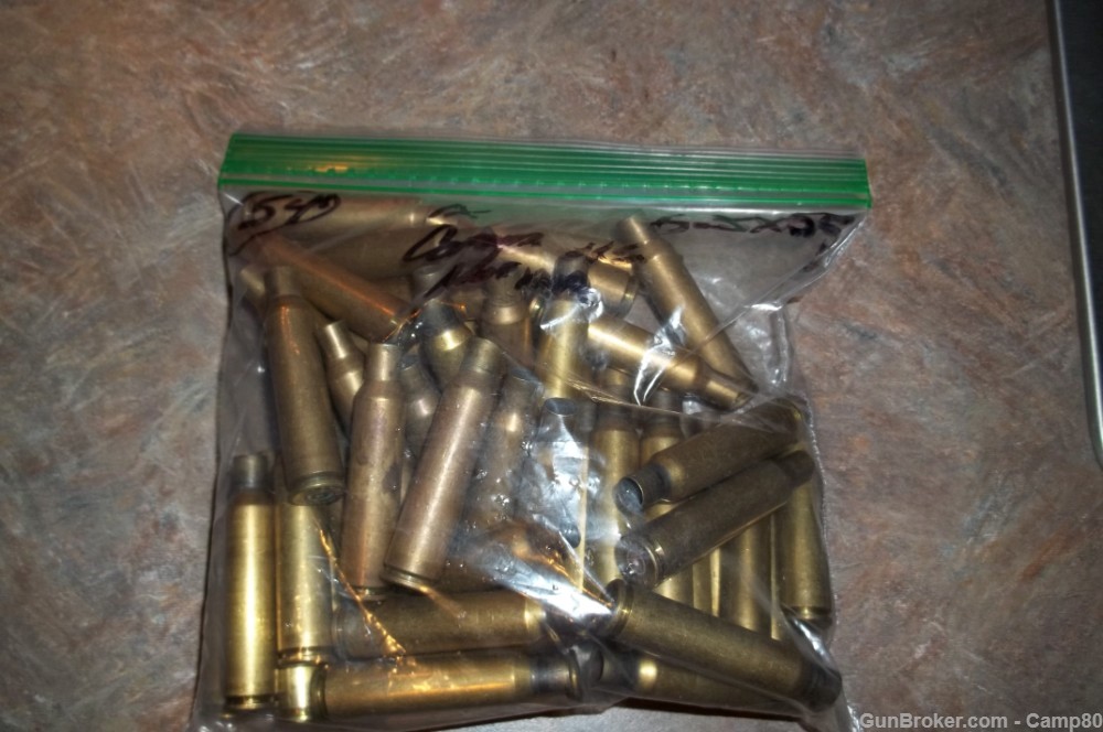 6.5x55 Swedish, once fired brass, 54ct-img-0