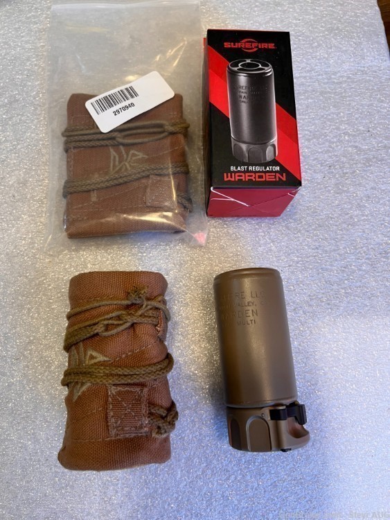 Surefire Warden Kit Deflector and Burn Proof Gear Cover All NEW and FDE-img-0