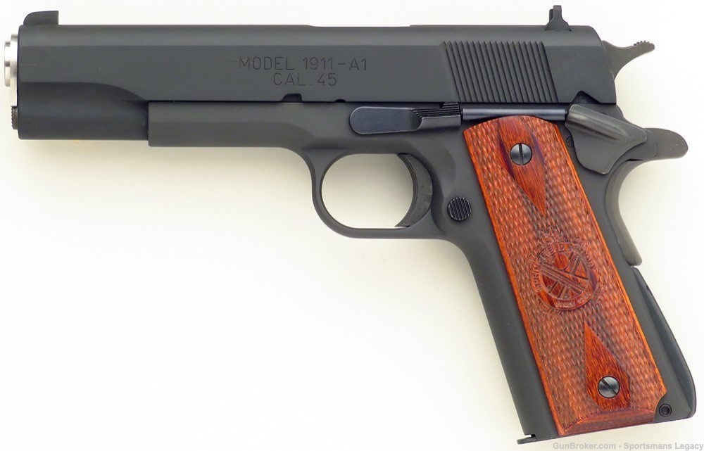 Springfield 1911-A1 Mil-Spec Package .45 ACP, 4 mags, leather, 99 percent-img-2