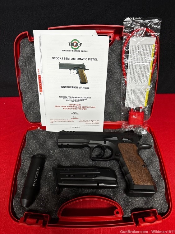 Tanfoglio IFG Tfstocki9 Defiant Stock I 9MM Luger Caliber With 4.50"-img-0