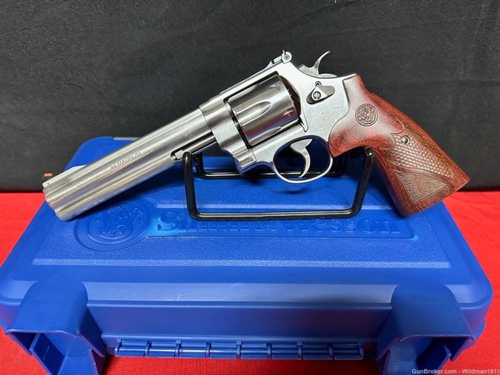 S&W 629 DELUXE M629 .44MAGNUM 150714 SA/DA STAINLESS STEEL REVOLVER, NIB-img-1