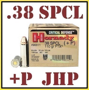 25rds Hornady Critical Defense™ .38 SPCL +P FTX JHP FlexTip 110grn 90311-img-0