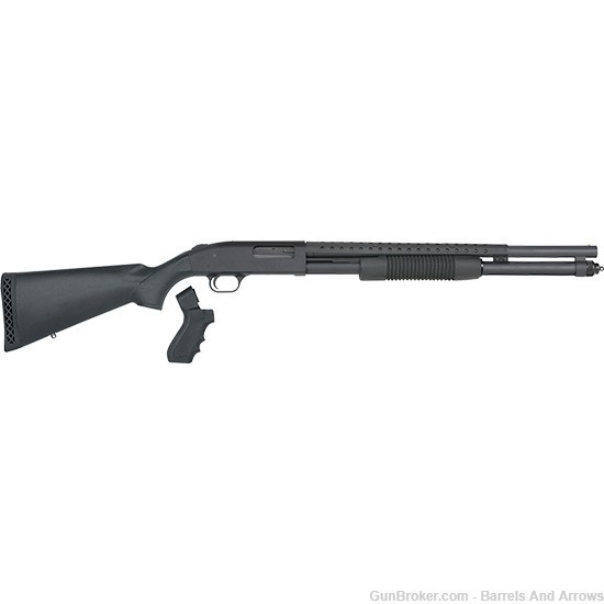 Mossberg 50694 590 Pump Shotgun, 12 GA ,20" Bbl, Bead Sight, w/ Pistol Grip-img-0