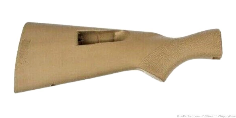 Speedfeed Remington 11-87 Tan / FDE Stock w/ Ambidextrous Shell Holders-img-0