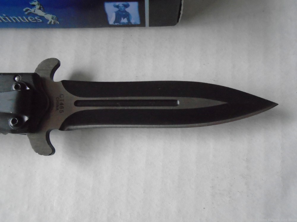 Unicorn Rare NIB COLT CT465 2 Tone Titanium Coated Stiletto LockBlade Knife-img-12