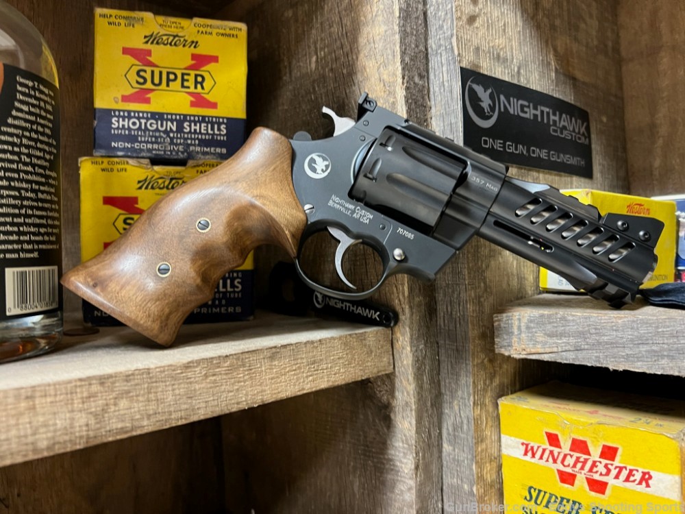 Nighthawk Custom Korth NXS 8 shot .357 Magnum Revolver 4" Barrel NIB-img-0