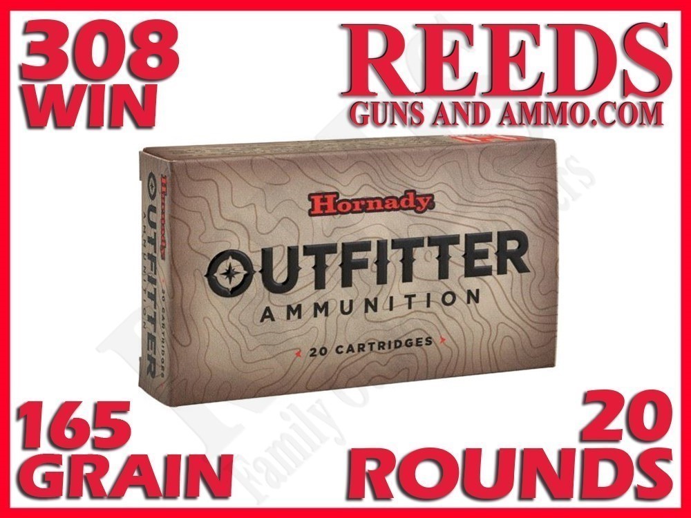 Hornady Outfitter Ammo CX 308 Win 165 Gr 809864-img-0