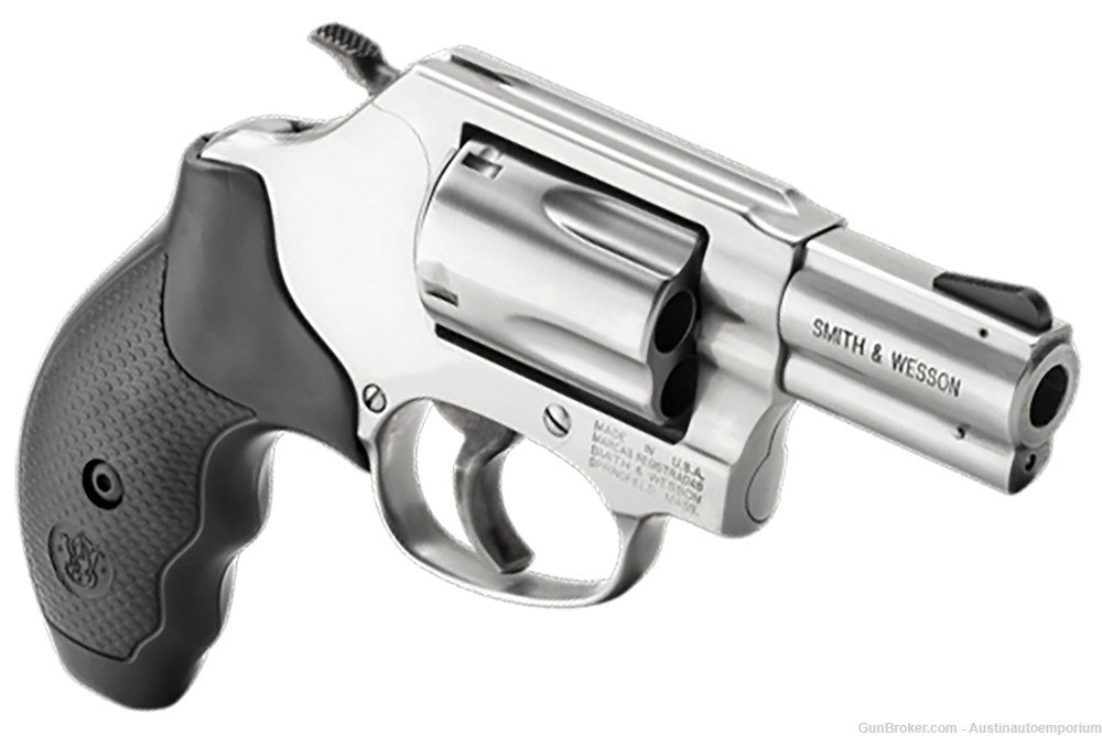 Smith & WESSON 162420 Model 60 357MAG or 38 SPL+P 5RD 2.12" SS BLACK GRIP -img-2