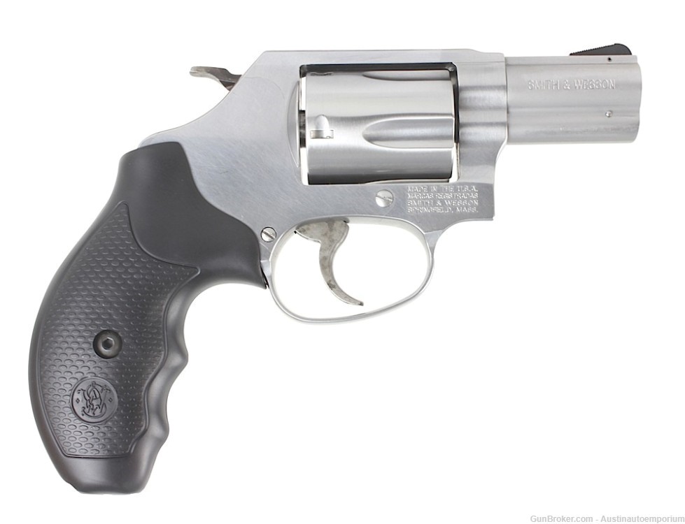 Smith & WESSON 162420 Model 60 357MAG or 38 SPL+P 5RD 2.12" SS BLACK GRIP -img-0