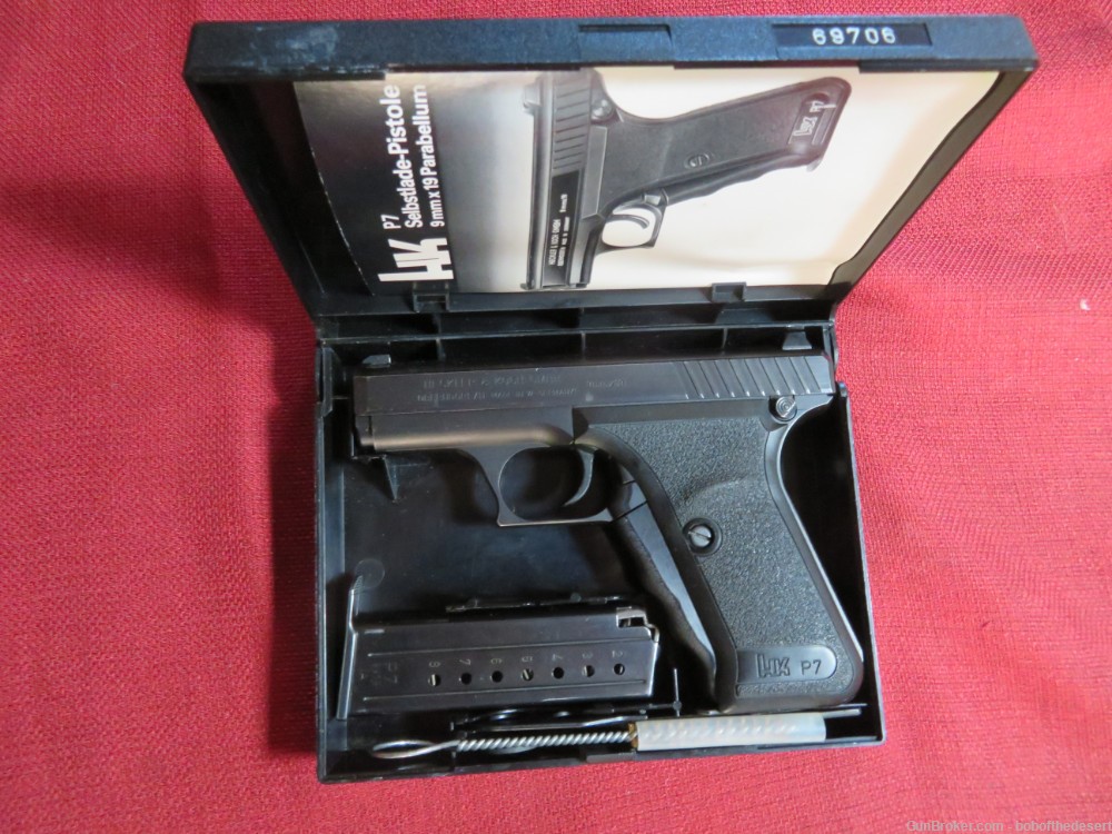 Heckler & Koch H&K P7 9mm Polizei Niedersachsen MINT IN BOX!-img-0