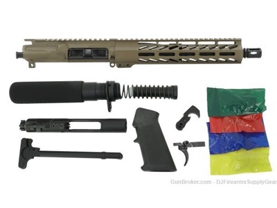 AR-15 300 AAC 10.5" FDE Cerakote Complete Pistol Parts Kit 