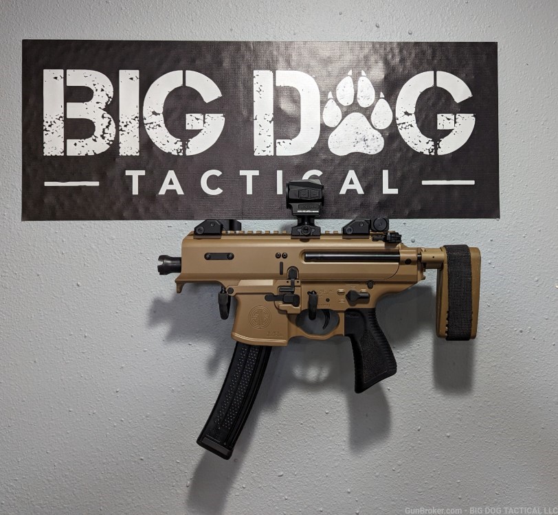 SIG SAUER MPX COPPERHEAD 9MM 3.5IN COYOTE CERAKOTE, HOLOSUN SCRS, 2 MAGS -img-5