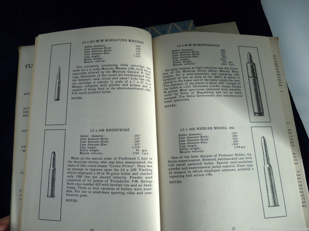 3 Cartridges Collectors Datig books Vol I II III sporting military referenc-img-4