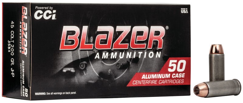 CCI Blazer Aluminum 45 Colt 200 Grain JHP 3584-img-0