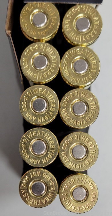 Weatherby Select Plus 6.5-300 Weatherby mag 156gr elite hunter lot of 60rds-img-2