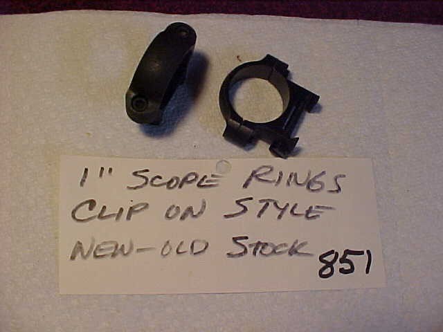 1" Clip On Scope Rings-img-0