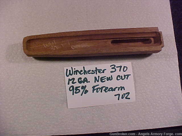 Winchester 370 - 95% wood forearm newly made-img-1