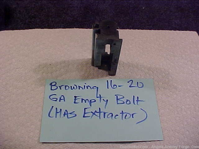 Browning A5 BREECH BLOCK, 16 & 20 GA., OLD STYLE, THIN RAIL with Extractor-img-1
