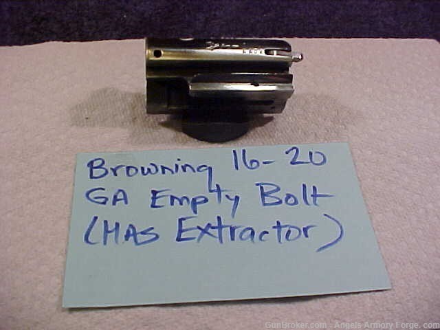 Browning A5 BREECH BLOCK, 16 & 20 GA., OLD STYLE, THIN RAIL with Extractor-img-0