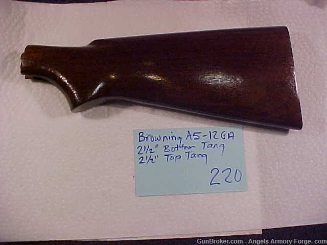 Book # 220  Browning A5 12 Ga Stock-img-1