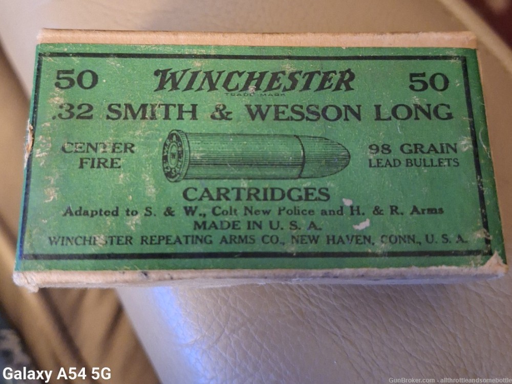(31) rounds .32 S&W long Winchester 98 grains in original box-img-0