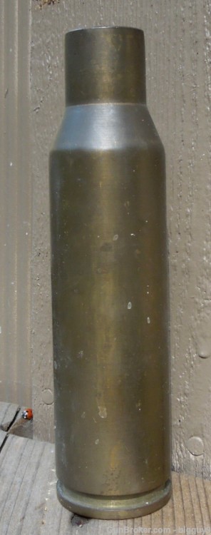 25mm Japanese Navy WW2 Brass Type 96 Cannon Cartridge Case (#2)-img-1