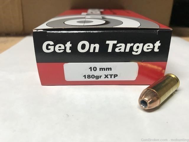 On Target 10mm Auto 180gr XTP JHP 500 Rounds-img-0