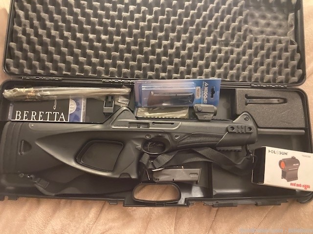 Beretta CX4  Storm Carbine 9mm Holosun 2 MOA Mounts Sling Extra Spacers-img-0