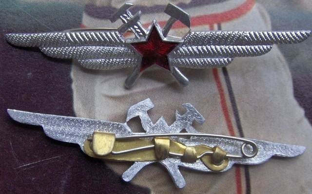 Original Russian Air Force Mechanic qualification badge-img-0