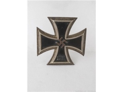 German WWII Germany WW2 Iron Cross 1st Class, First Class 1939 with Pinback