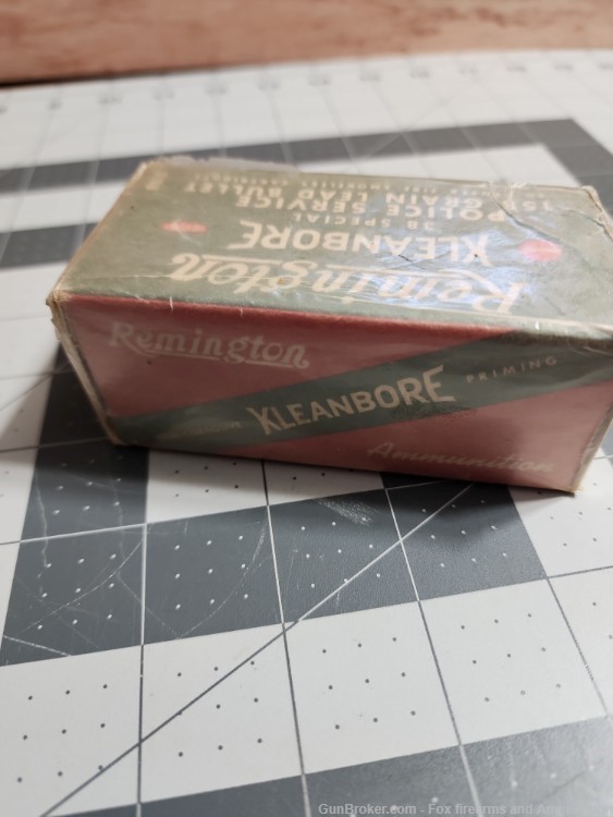 Vintage Remington Kleanbore .38 Special Police Service, MINT Full Box-img-3