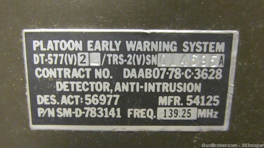 RARE US Vietnam Platoon Early Warning System Detector Anti Intrusion Radio-img-11