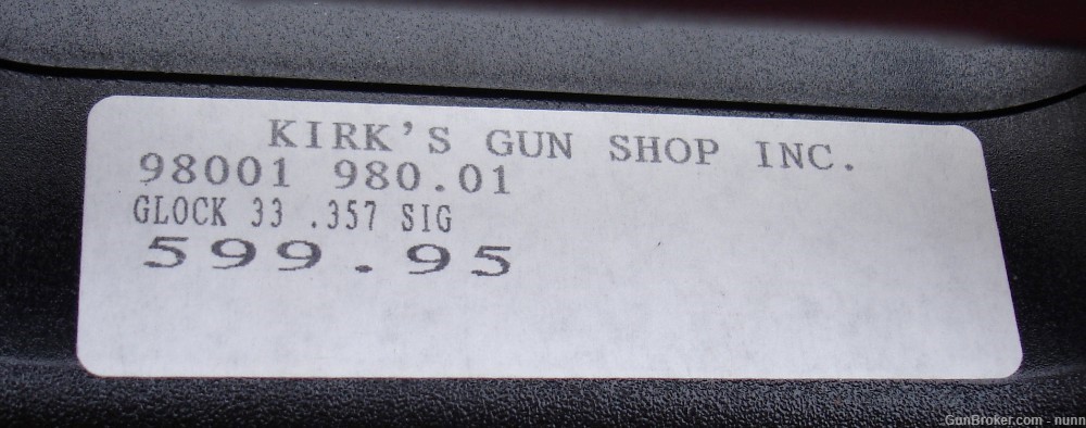 Glock 33 Gen. 3, ONE Magazine, Cleaning Rod, Lock, Loader, Nice In Box GA-img-24