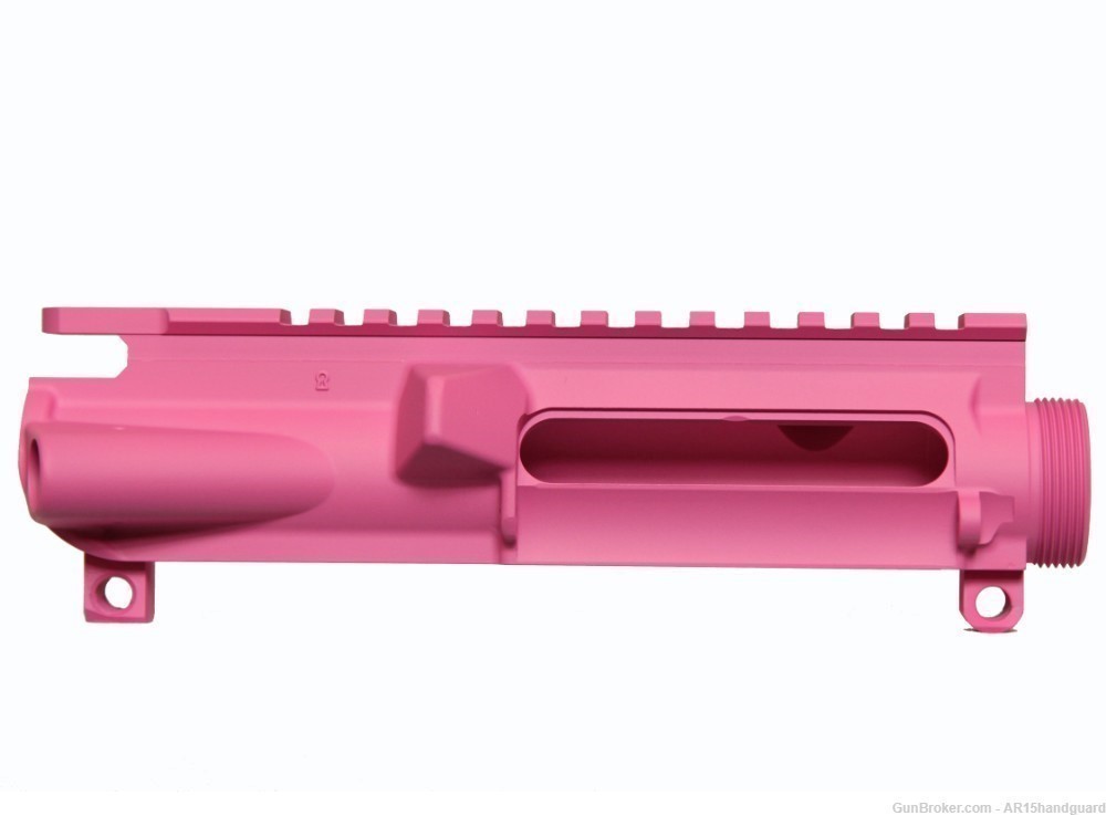AR15 Stripped upper | Cerakote Pink | 12" MLOK Handguard Combo (MADE IN USA-img-1