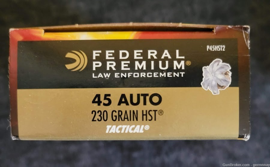 Federal Premium Tactical 45 Auto 230 gr  50 rd box-img-0