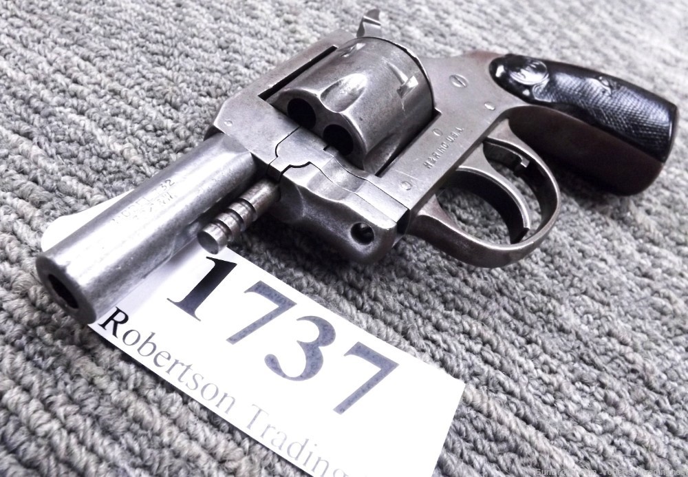 H&R .32 S&W Long Revolver 732 Gun Metal Gray 2 1/2” 6 Shot 1967 C&R CA OK -img-9