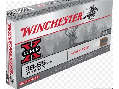 Winchester Super-X .38-55 WIN 255 Gr (20 Rds) power-point RARE