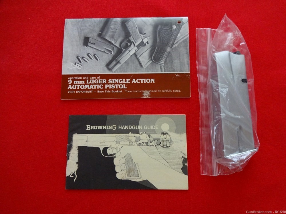 BELGIUM BROWNING HI-POWER SILVER CHROME 9MM 1982 *NEW IN POUCH*-img-13