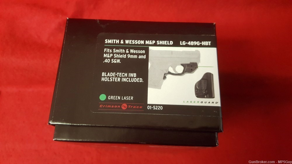 Crimson Trace Green Laser and Holster for Smith & Wesson M&P Shield 9 & 40-img-0