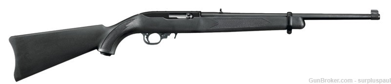 RUGER 10/22 CARBINE AUTOLOADING .22LR BLUED BLACK SYNTHETIC STOCK 01151-img-0