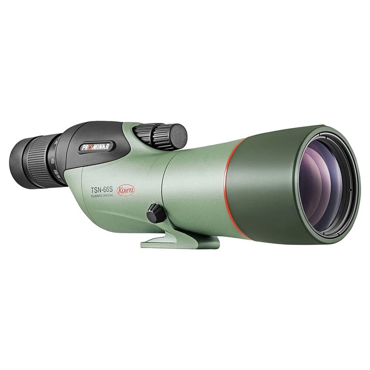 Kowa TSN-66 PROMINAR Straight Spotting Scope Fluorite Lens TE-11WZ Eyepiece-img-0