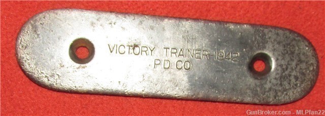 Model 1942 victory trainer parts original buttplate -img-0