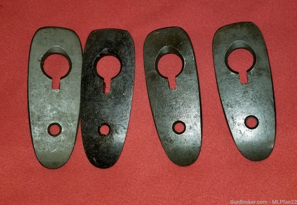 lot of 4 new model 1903 SPringifled flat forged buttplates parts-img-0