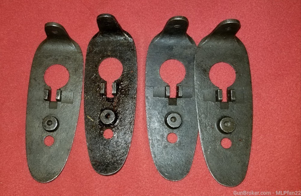 lot of 4 new model 1903 SPringifled flat forged buttplates parts-img-1