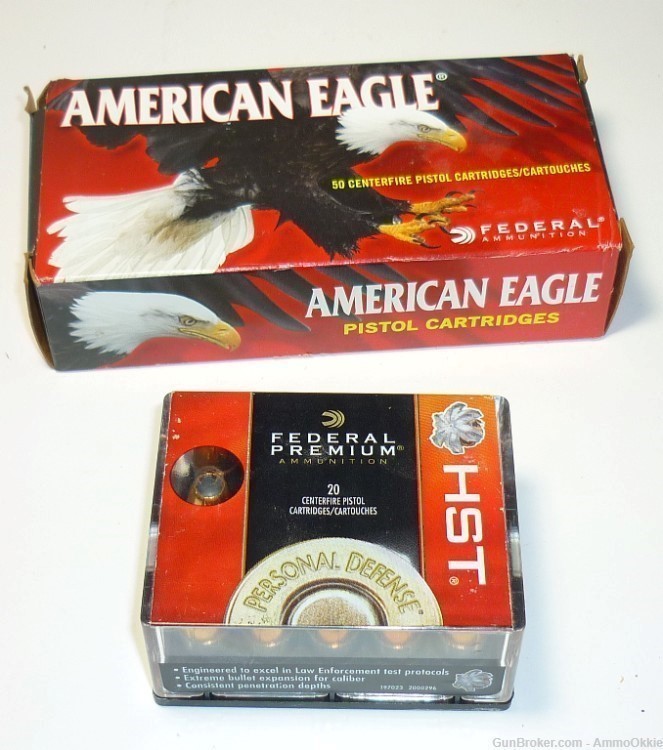 70rd - FEDERAL COMBO - HST and FMJ - 45 ACP - American Eagle 230gr - 1911-img-0